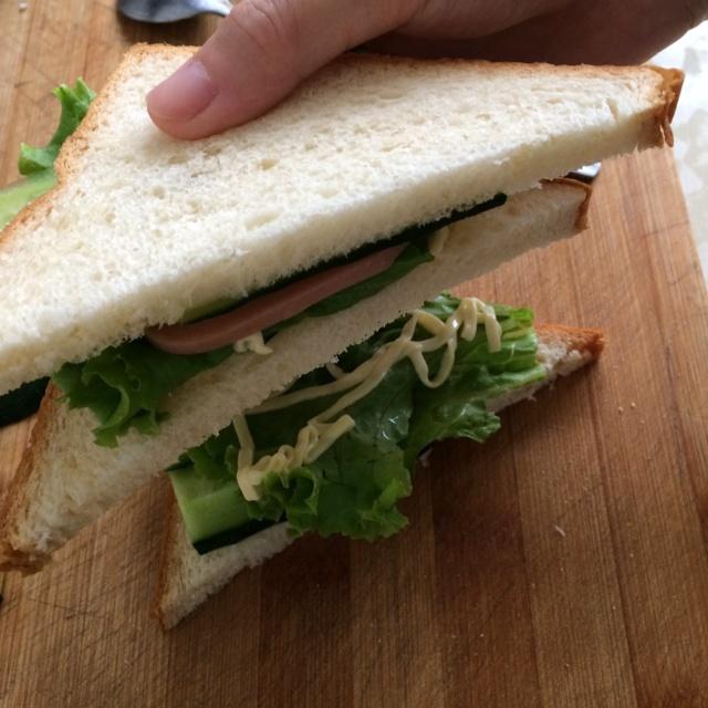 快速簡單三明治的做法 步骤9
