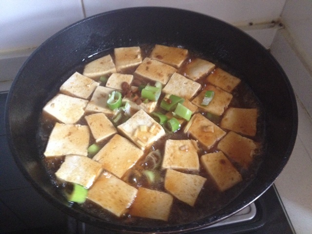 青椒醬豆腐的做法 步骤3
