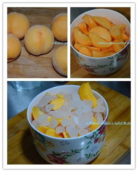 ☆★藍冰瀅的廚房匯——尋找童年的味道 糖水黃桃☆★的做法 步骤1