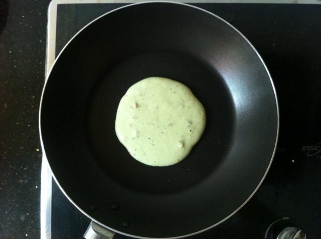抹茶蜜桃Pancake的做法 步骤4