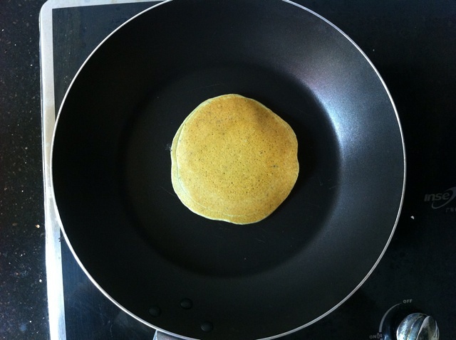 抹茶蜜桃Pancake的做法 步骤5