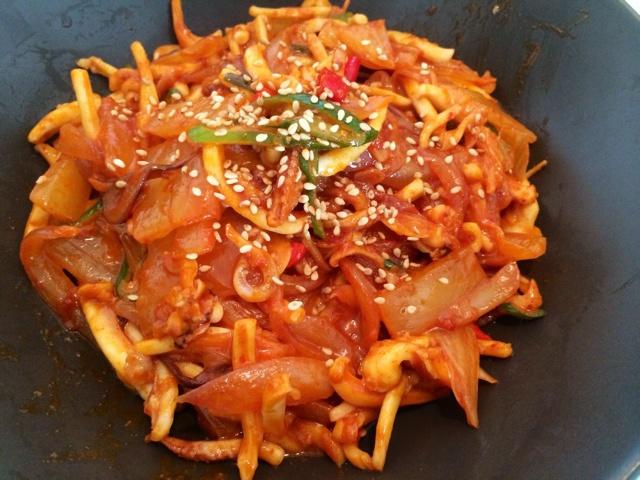 韓式泡菜烏賊的做法 步骤10