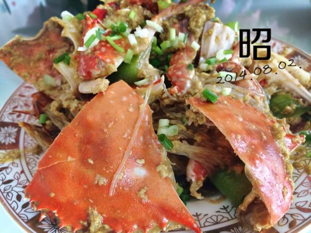 咖喱粉絲炒海蟹的做法 步骤4