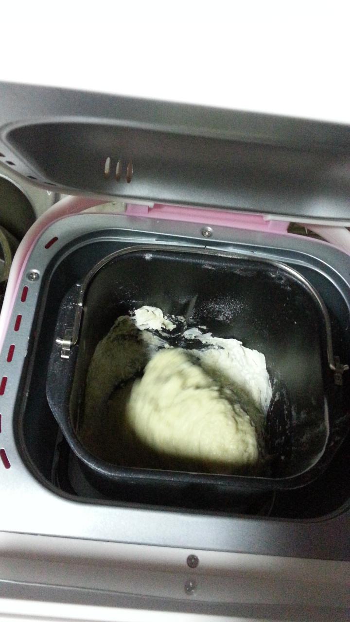 奶香土司（面包機+烤箱）的做法 步骤1