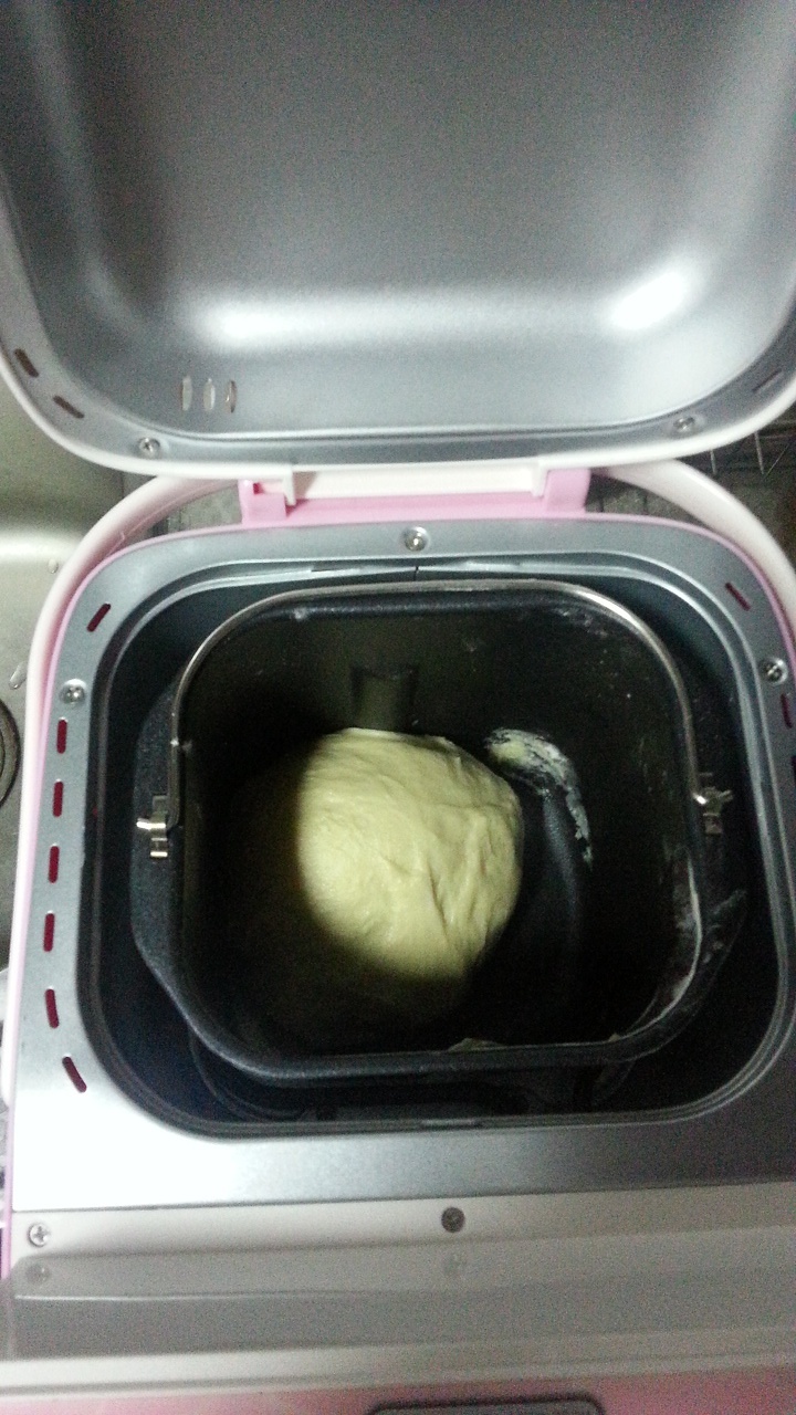 奶香土司（面包機+烤箱）的做法 步骤2