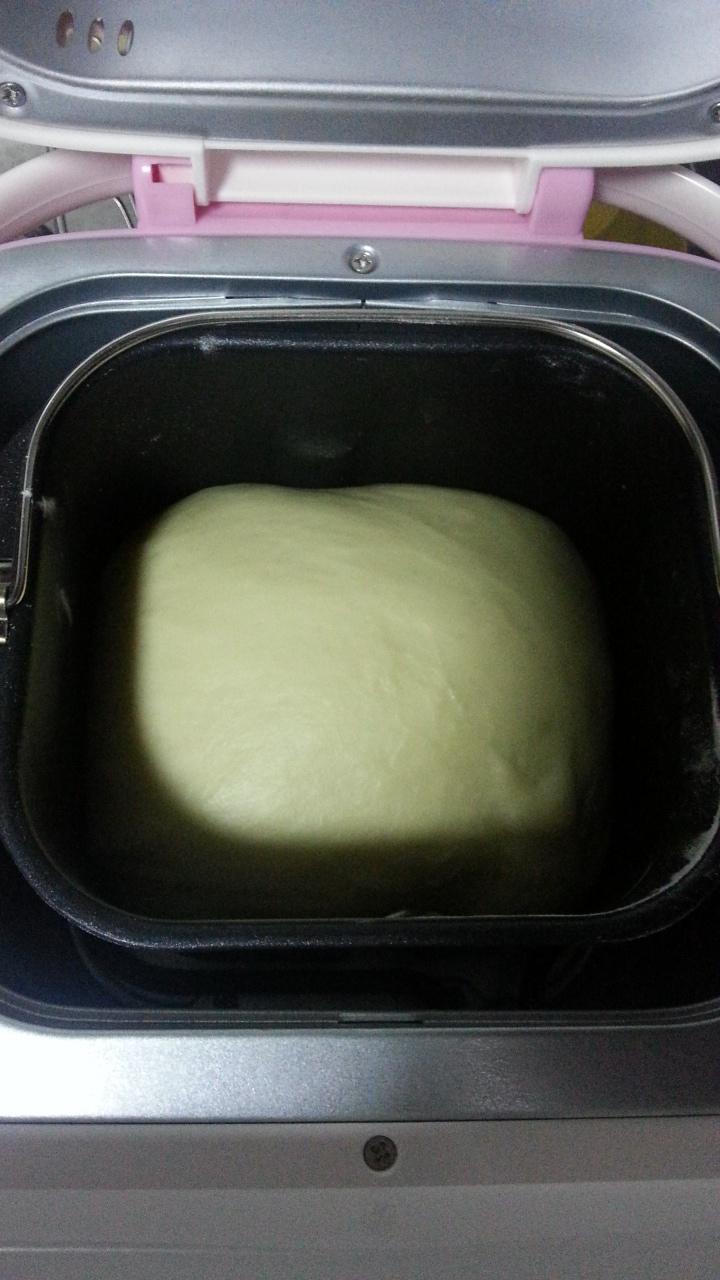 奶香土司（面包機+烤箱）的做法 步骤3