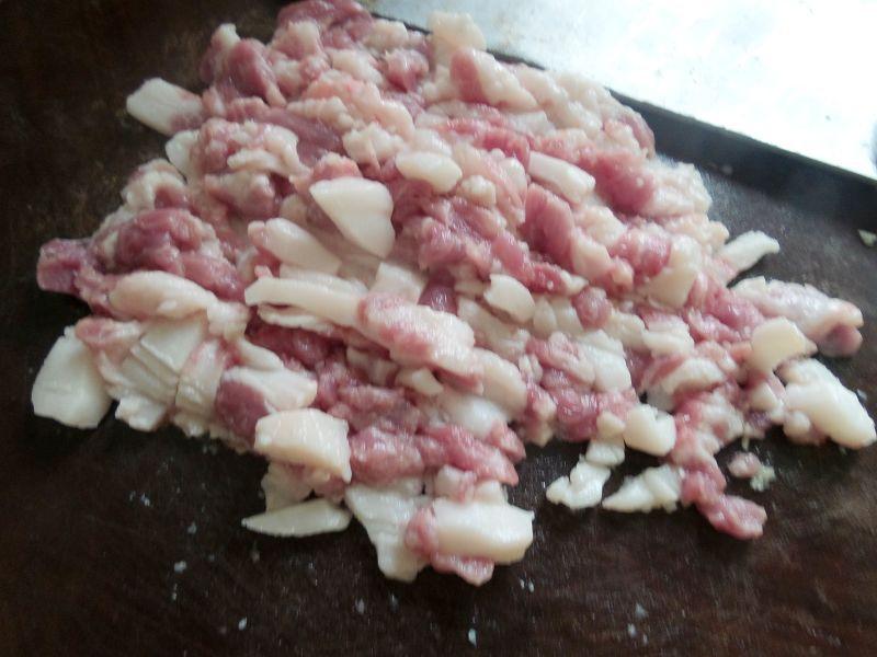 【小家常大美味】馬鮫咸魚蒸肉餅的做法 步骤3