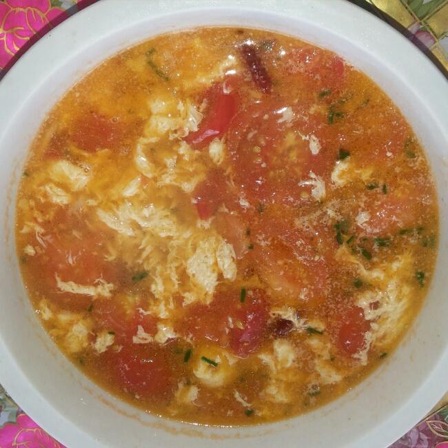番茄雞蛋湯的做法 步骤6