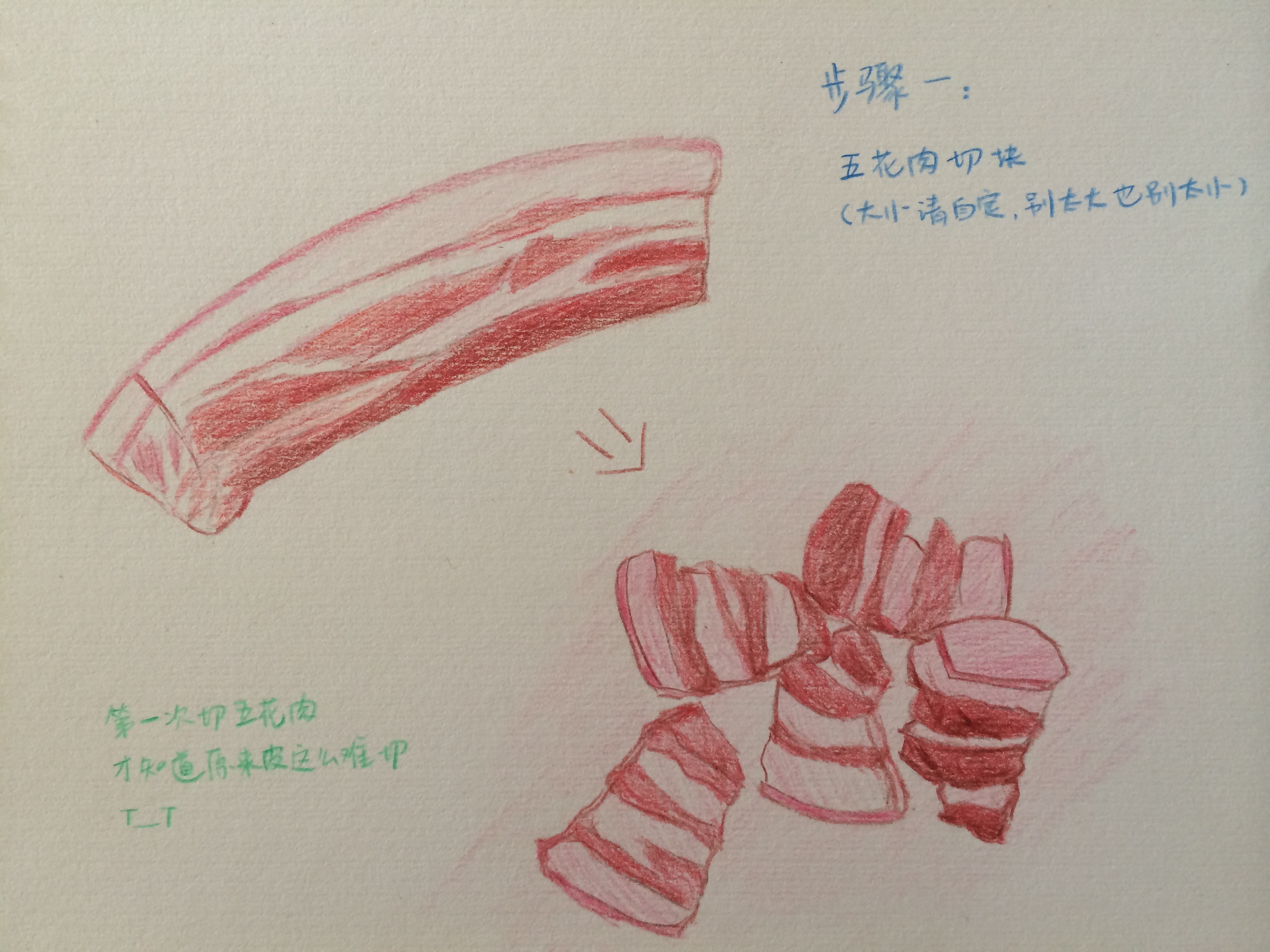 干菜肉(手繪版)的做法 步骤1