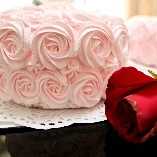 七夕玫瑰紅絲絨蛋糕的做法 步骤1