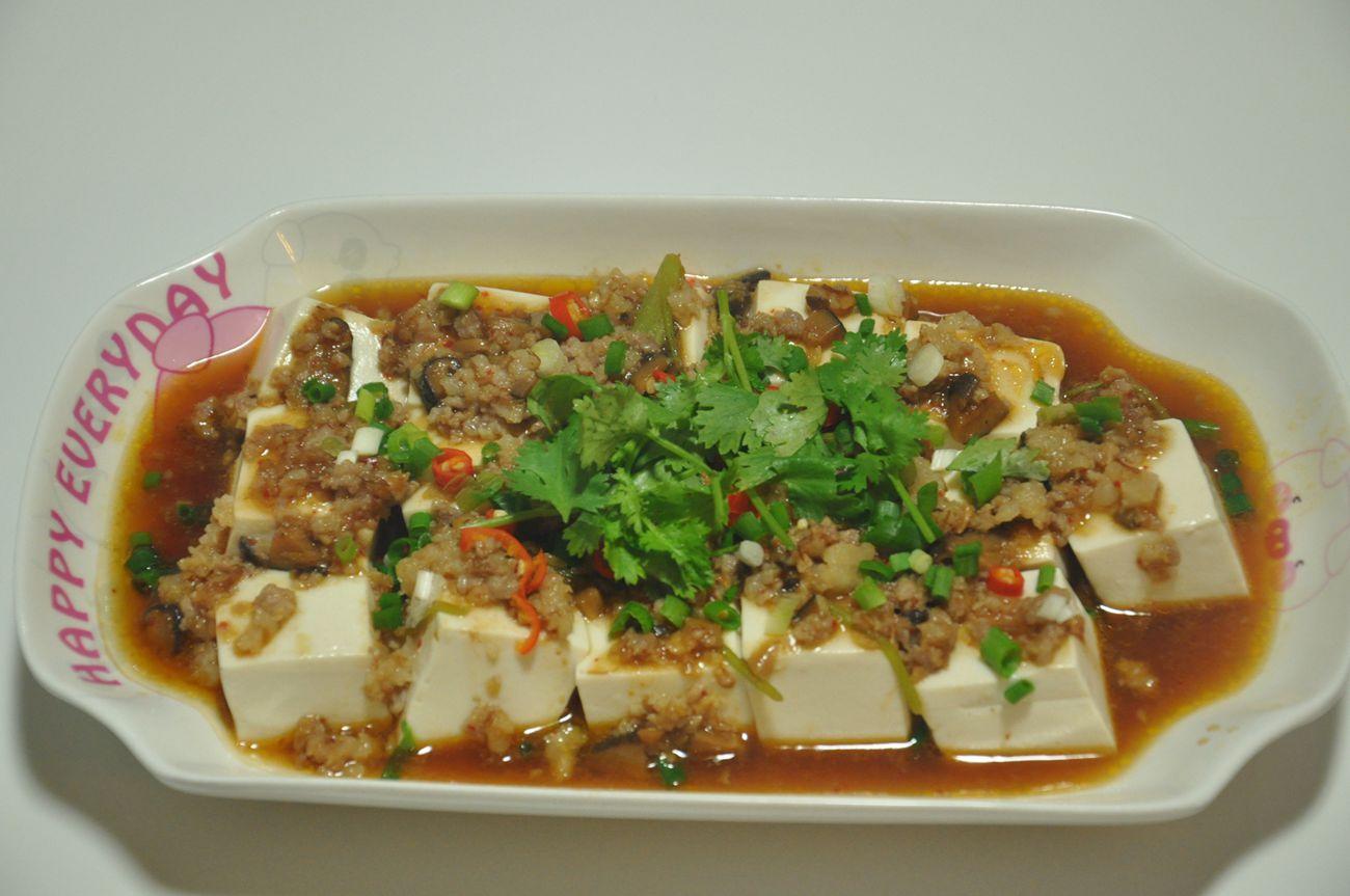 肉醬蒸豆腐的做法 步骤5
