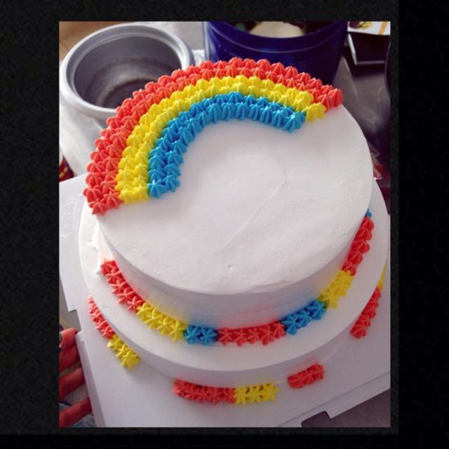 彩虹蛋糕的做法 步骤2