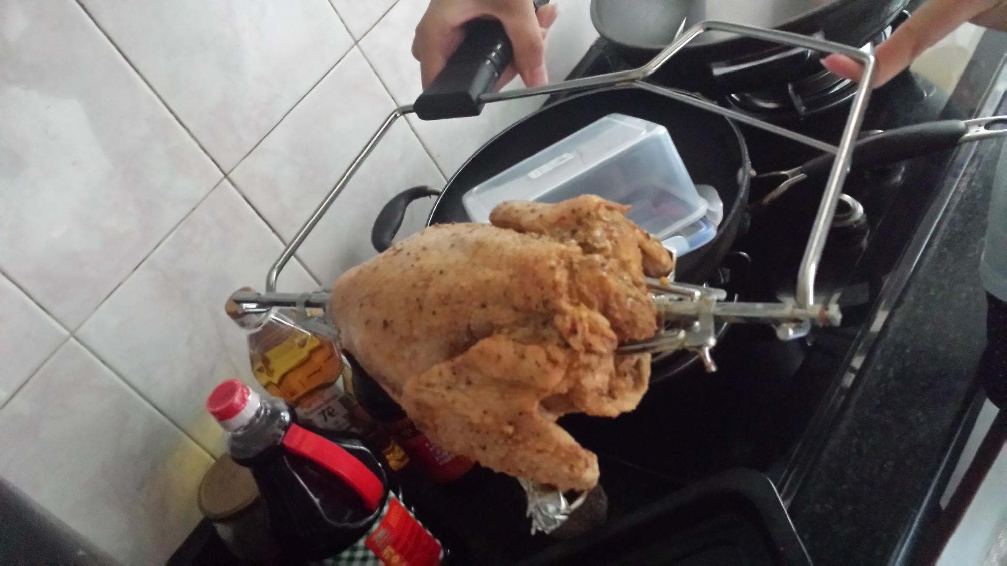 黑椒烤雞--烤箱轉叉功能的做法 步骤4