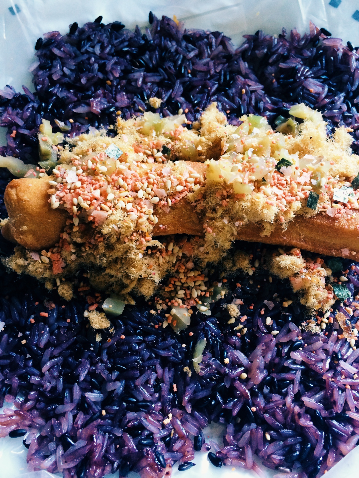 紫米粢飯團的做法 步骤4
