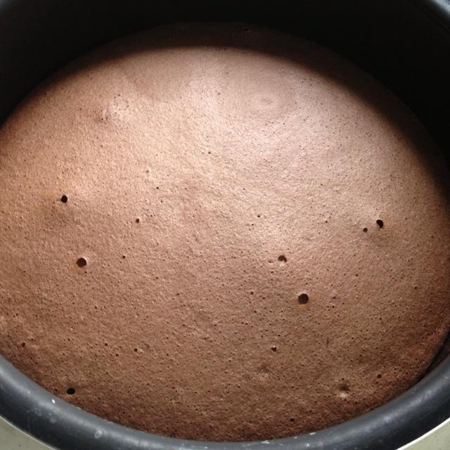 電飯煲版流心巧克力蛋糕的做法 步骤10