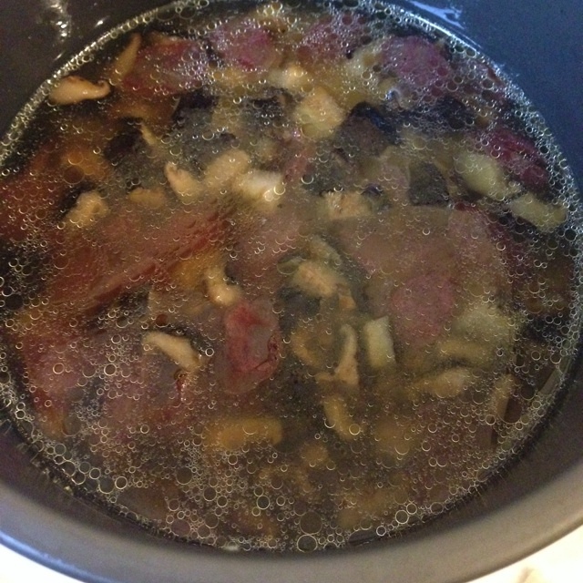 香菇臘腸燜飯的做法 步骤5