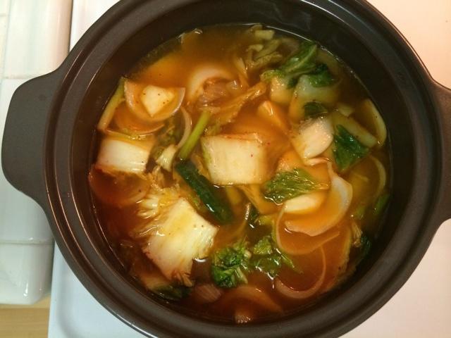 韓式泡菜鍋（百吃不厭版）的做法 步骤4