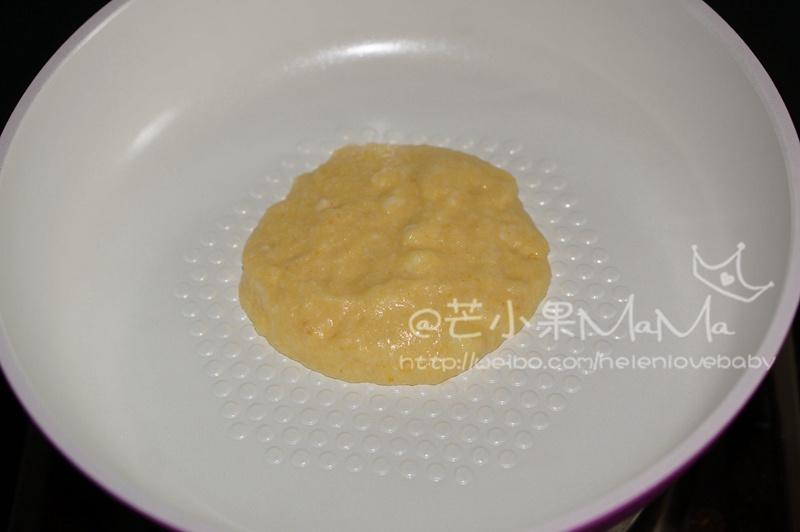 【寶寶點心】椰香玉米松餅&微波爐米糕（12M+）的做法 步骤8