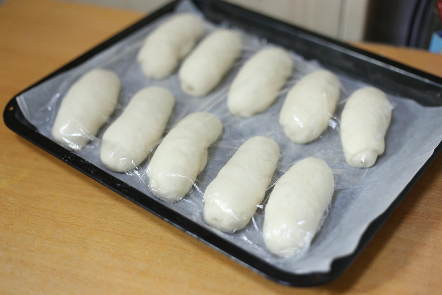 綿軟熱狗面包（有酸奶版）的做法 步骤5