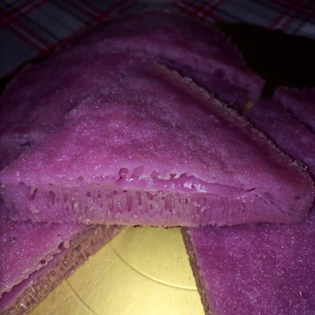 愛心紫薯發糕的做法 步骤5