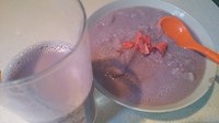 【雜糧廚房】低卡紫薯豆漿-美味健康更營養的做法 步骤5