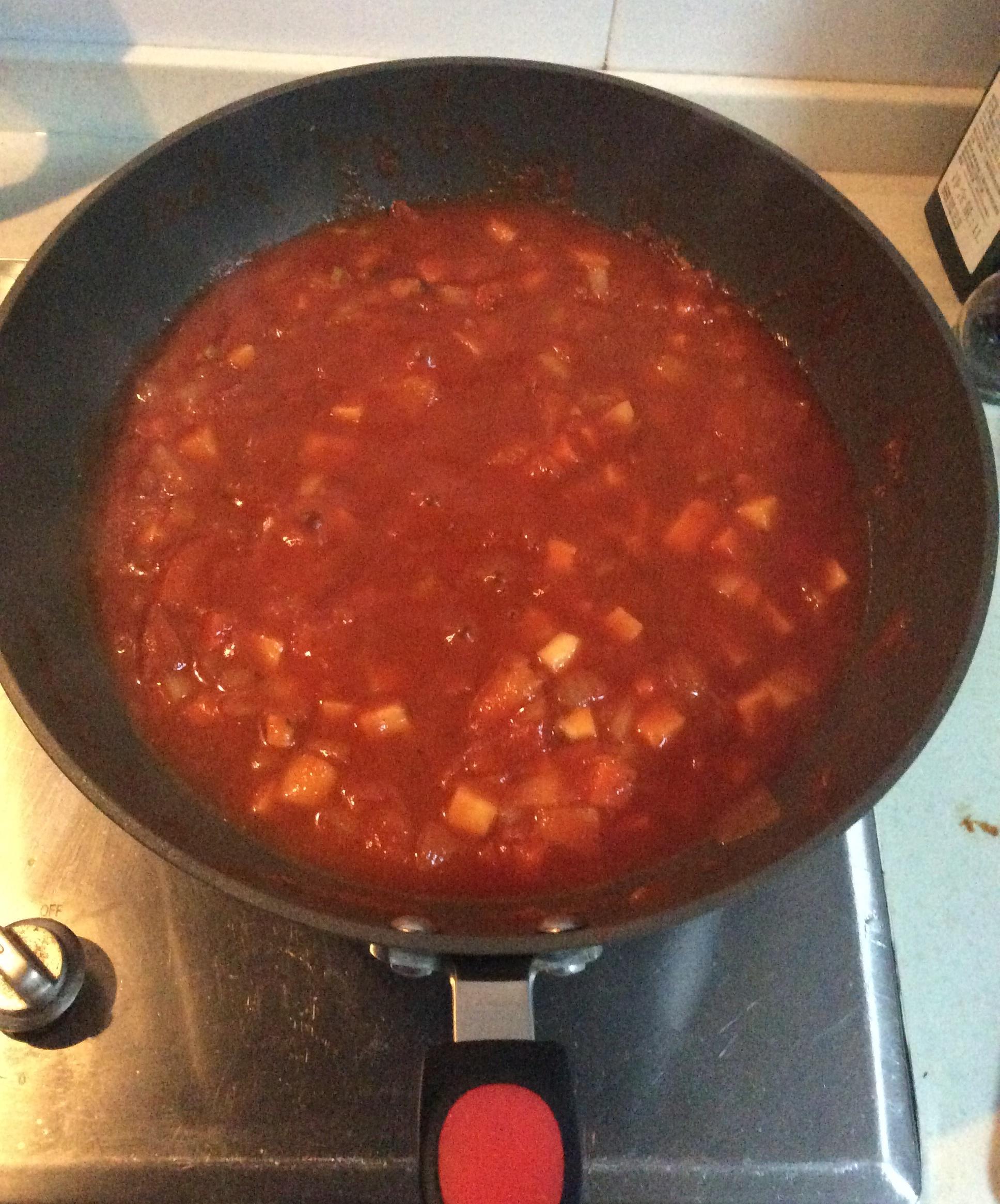 義大利蒜醬牛肉丸 （Meatballs in marinara sauce）的做法 步骤5