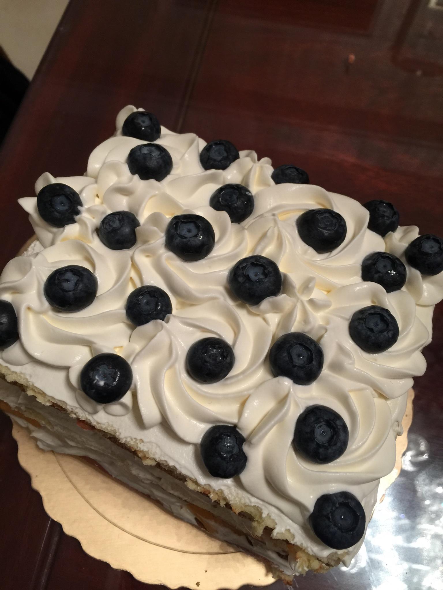 藍莓蛋糕的做法 步骤5