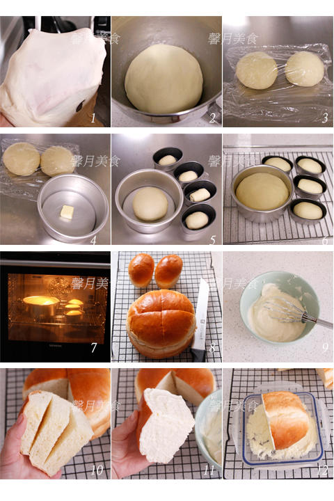 [乳酪面包〕—用最簡單的方法做最火爆的面包的做法 步骤1