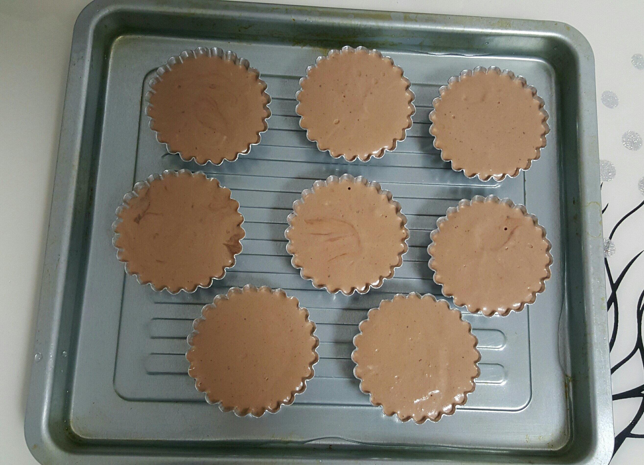 酸奶巧克力小蛋糕的做法 步骤3