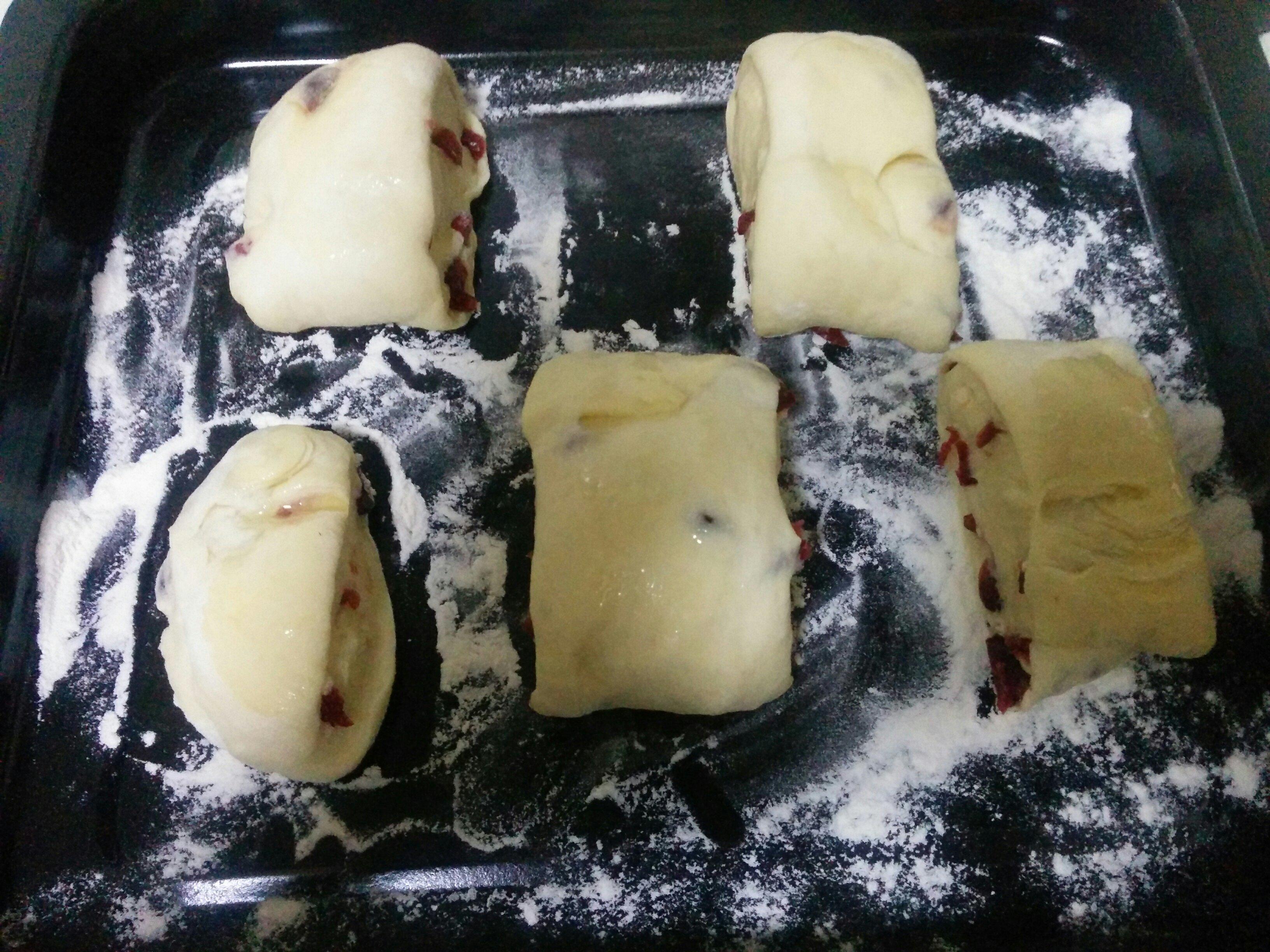 蔓越莓面包(飛利浦hd9016面包機+長帝烤箱)的做法 步骤4