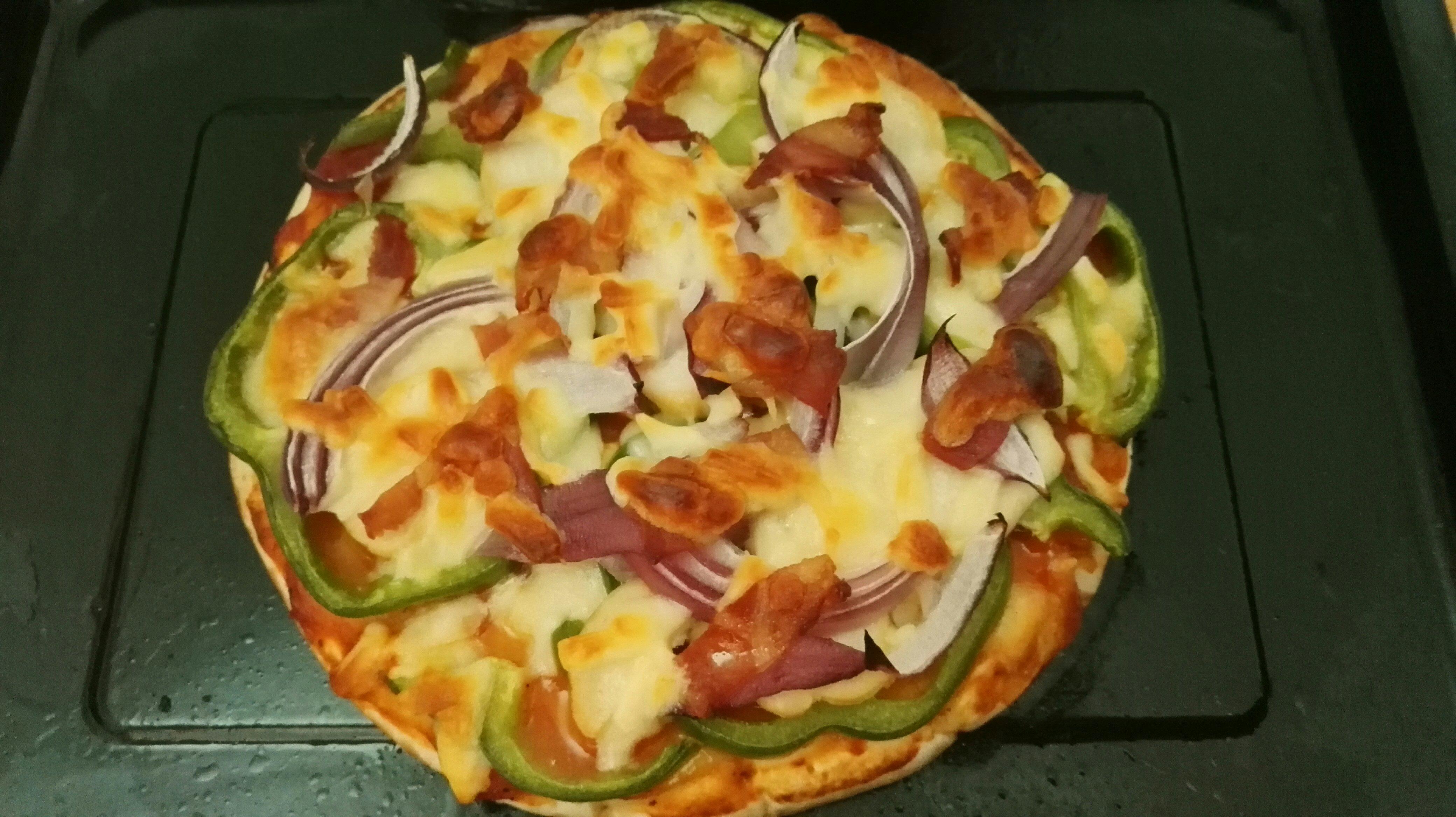 家庭版自制披薩（用料多）的做法 步骤3