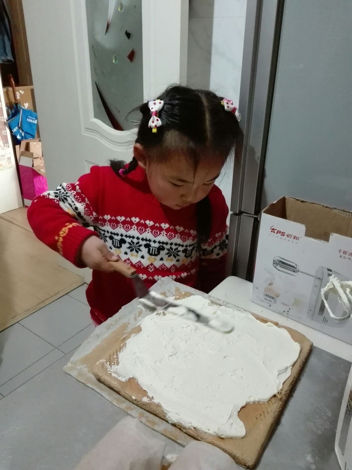聖誕樹樁蛋糕的做法 步骤12