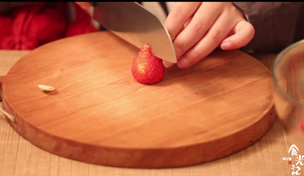 草莓華夫餅「miu的食光記」的做法 步骤7