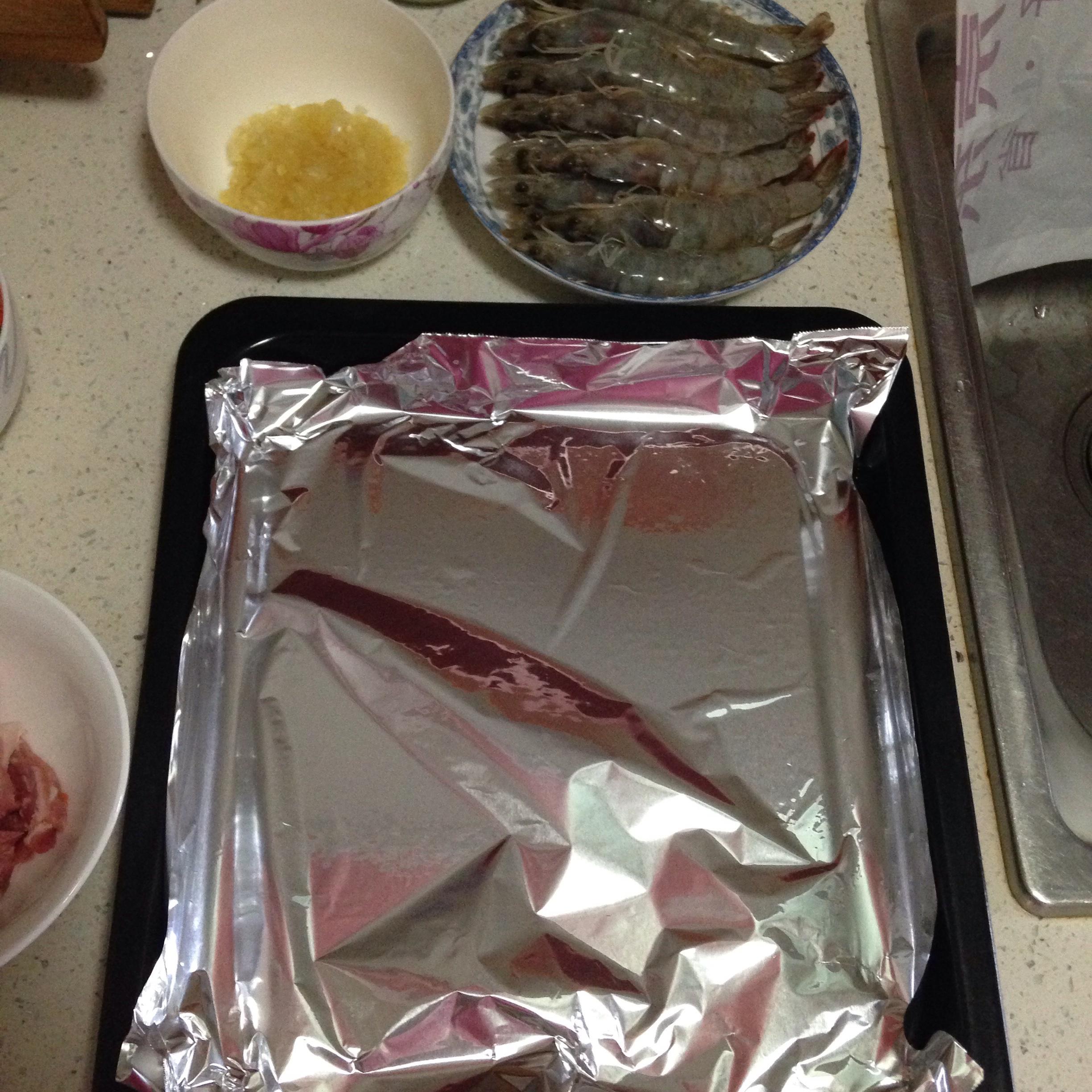 最簡單的烤大蝦的做法 步骤4