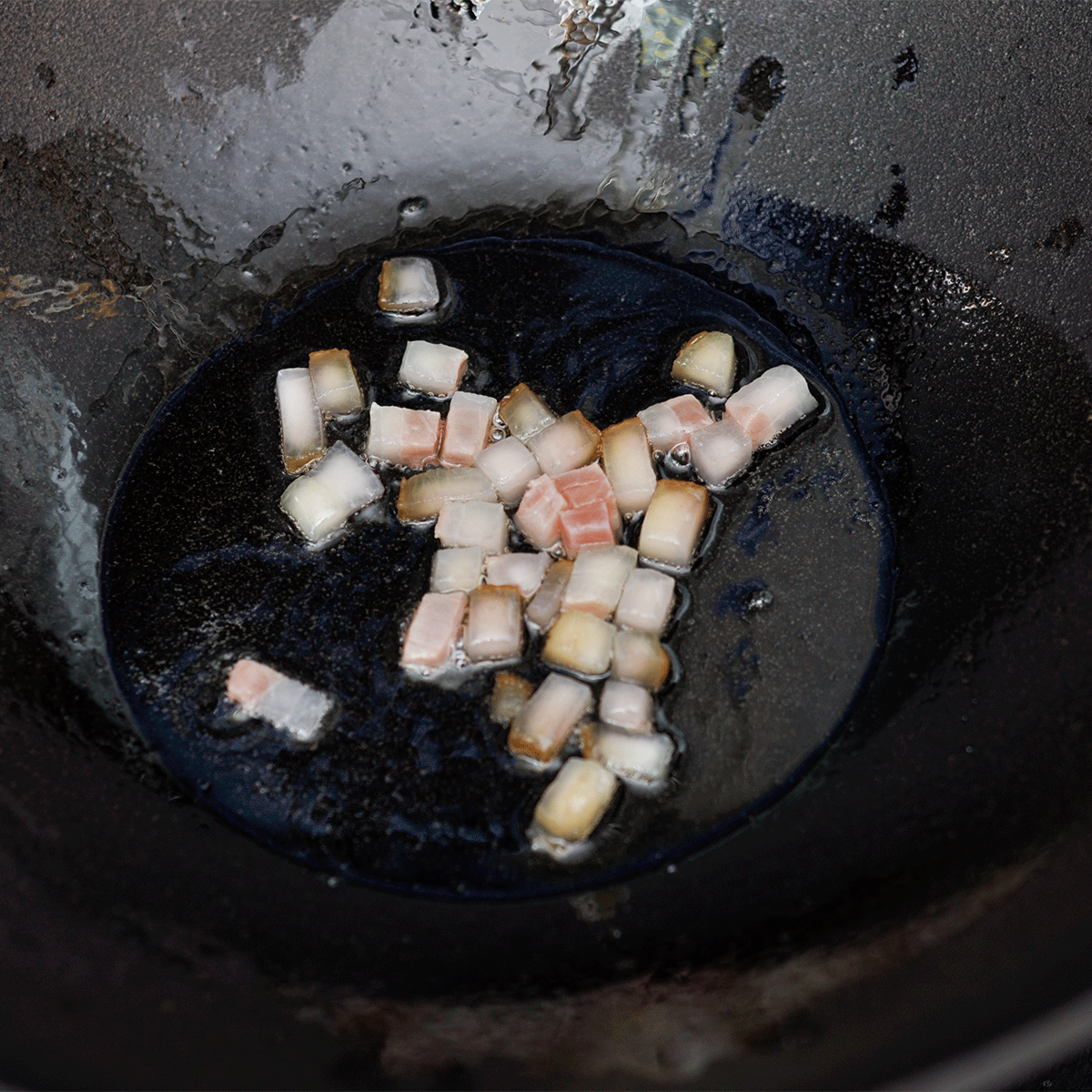 蠶豆火腿燜飯的做法 步骤3