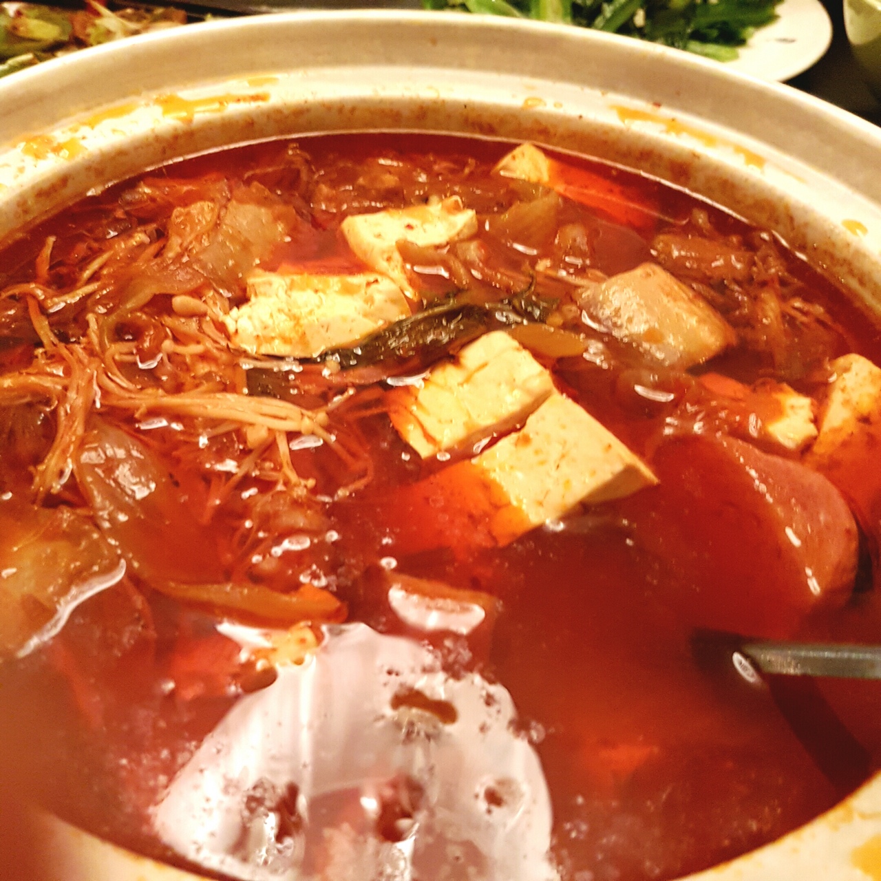 韓式泡菜豆腐鍋的做法 步骤6