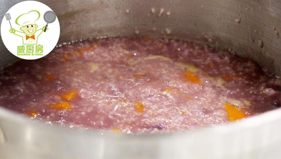 小米紫薯南瓜粥，冬季健脾養胃好粥道！--威廚藝的做法 步骤7
