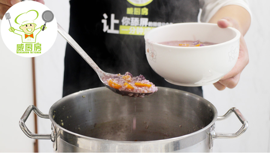 小米紫薯南瓜粥，冬季健脾養胃好粥道！--威廚藝的做法 步骤8