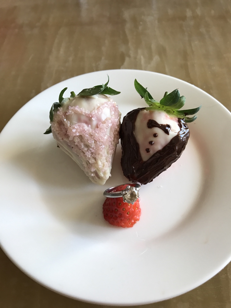 草莓情人節*伯爵草莓*草莓新娘*婚紗草莓的做法 步骤2