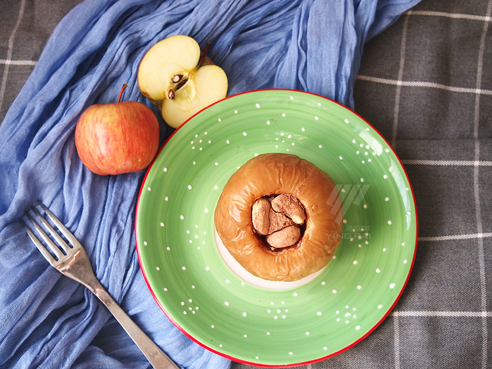 健康低卡，聖誕節的堅果肉桂烤蘋果的做法 步骤4