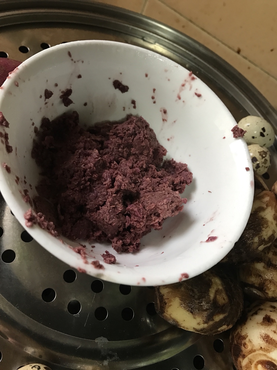 紫薯糖桂花包子的做法 步骤5