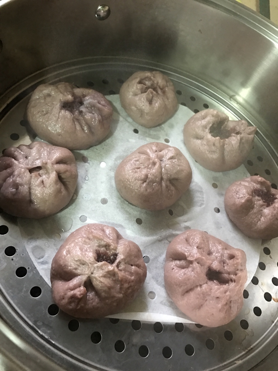 紫薯糖桂花包子的做法 步骤10
