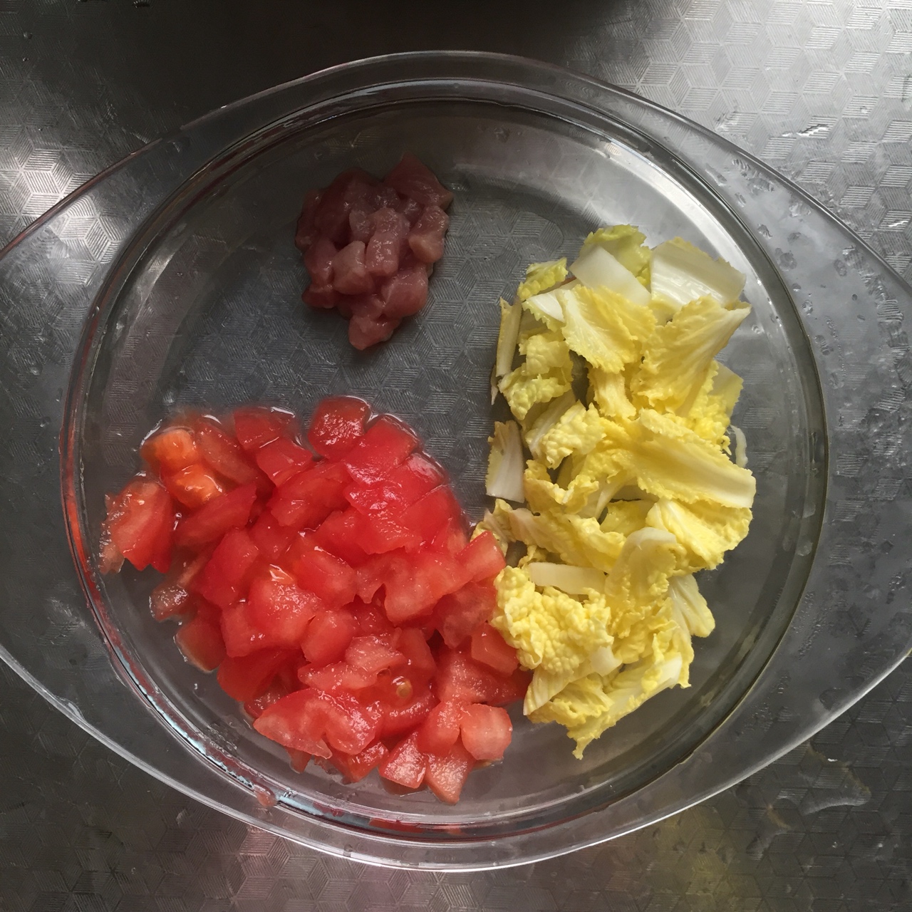 寶寶輔食之番茄山藥面的做法 步骤3
