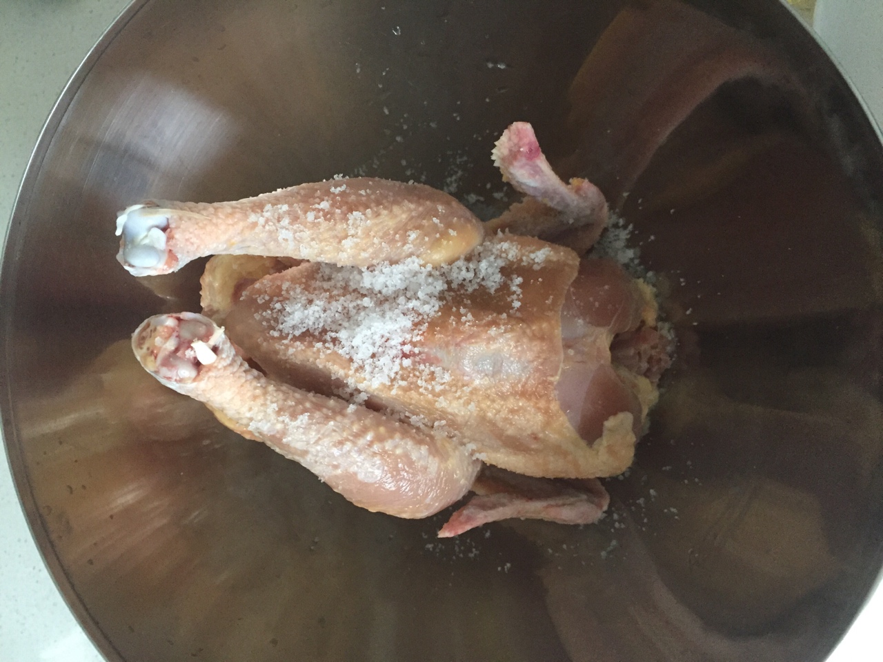 黃油海鹽黑胡椒烤全雞（聖誕烤雞）的做法 步骤1