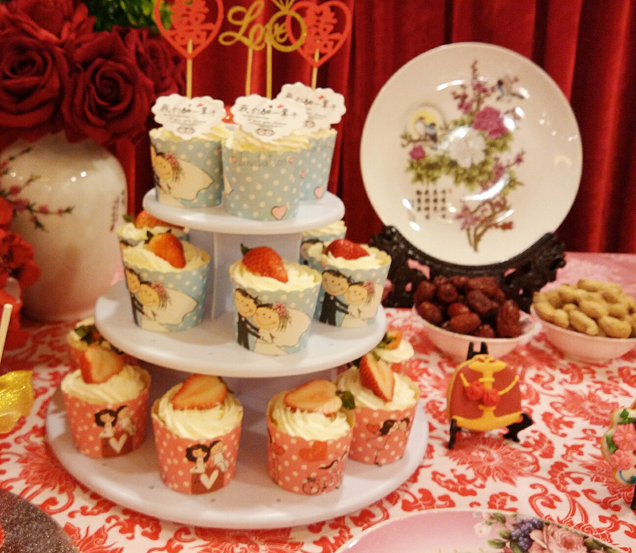 中式婚禮甜品台的做法 步骤9