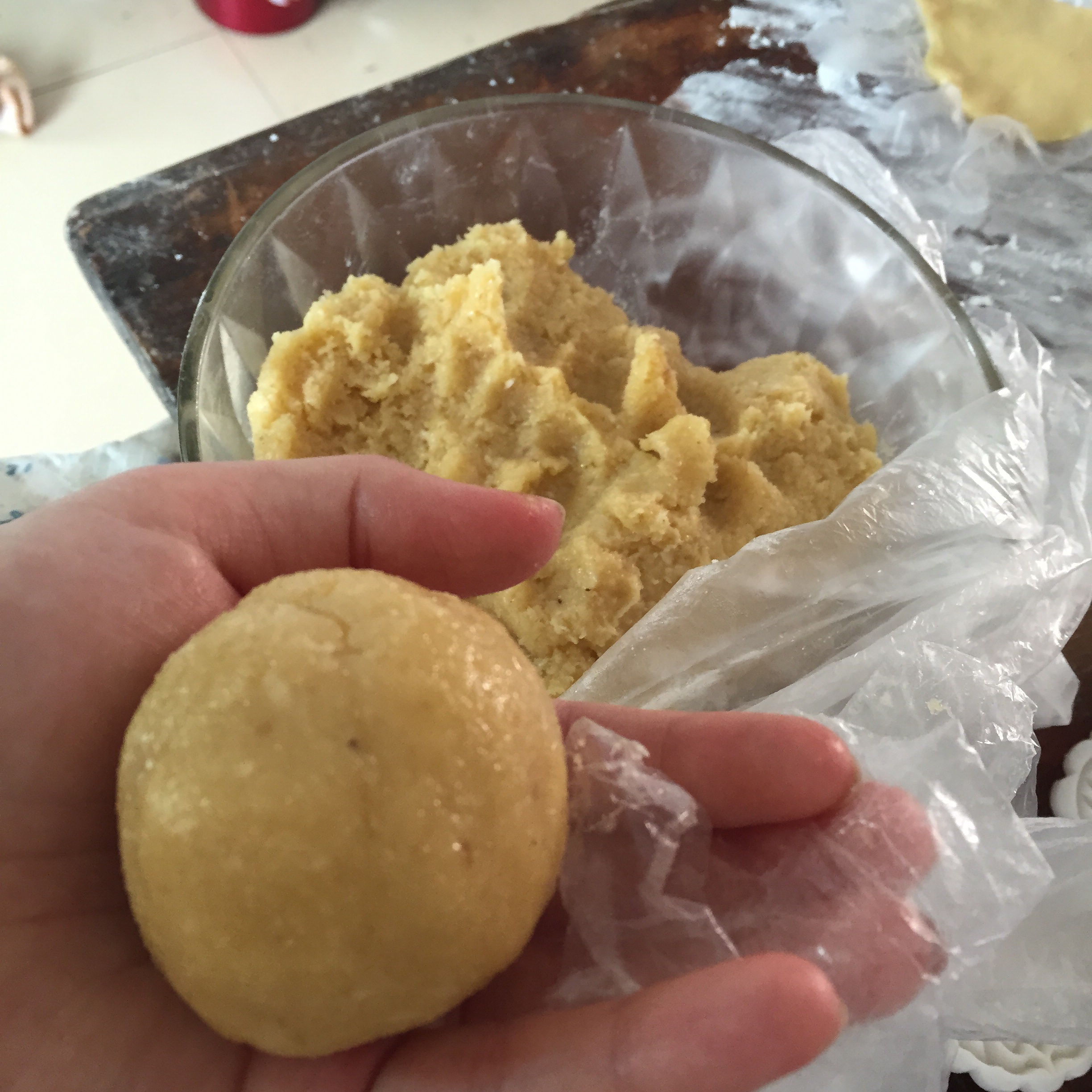 月餅餡之奶油椰蓉餡的做法 步骤1