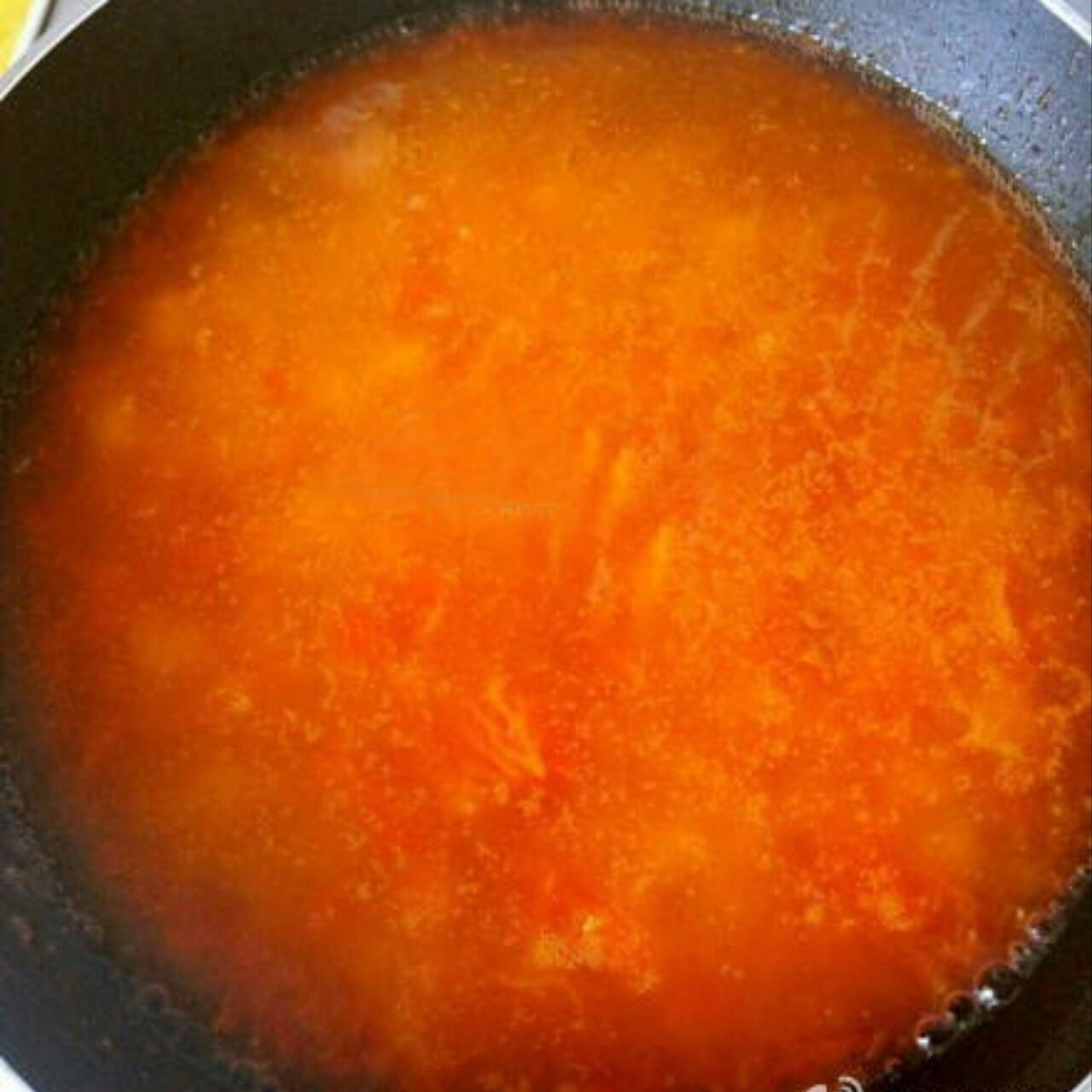 西紅柿土豆疙瘩湯的做法 步骤6