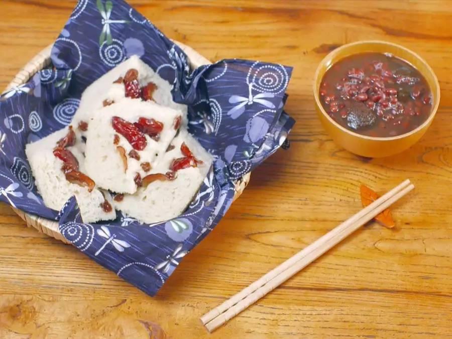 白糖發糕 配紅豆陳皮湯∣一條視頻的做法 步骤12
