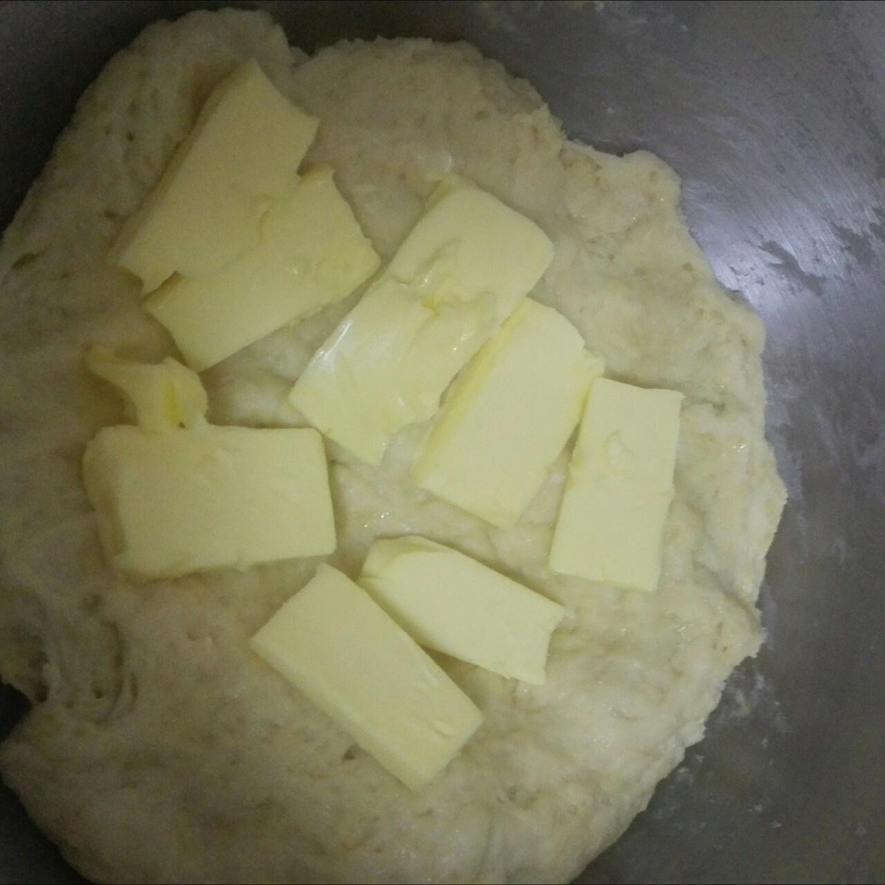 廚師機制作松軟土司(2個土司的量)的做法 步骤3