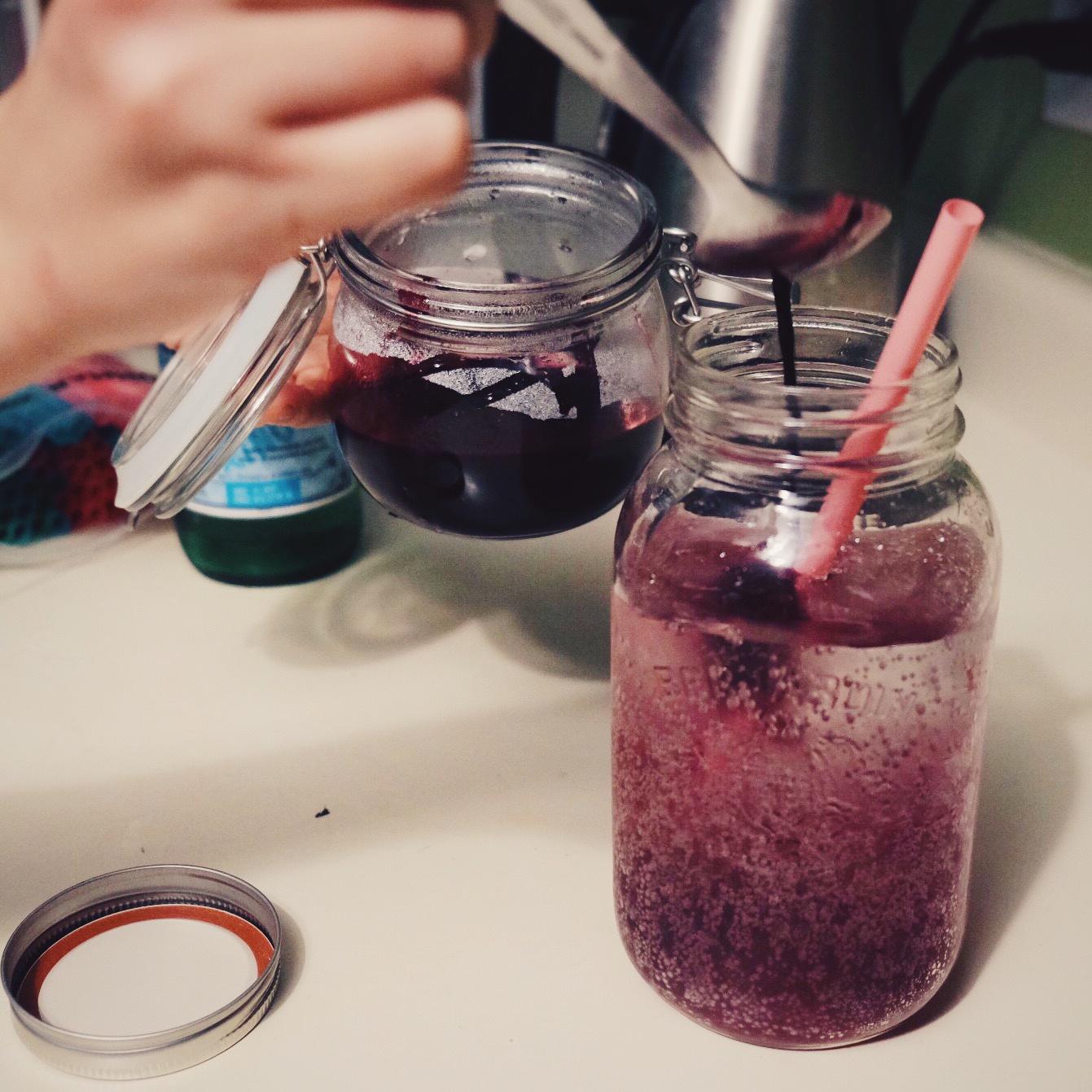 葡萄汽水+葡萄果醬的做法 步骤8